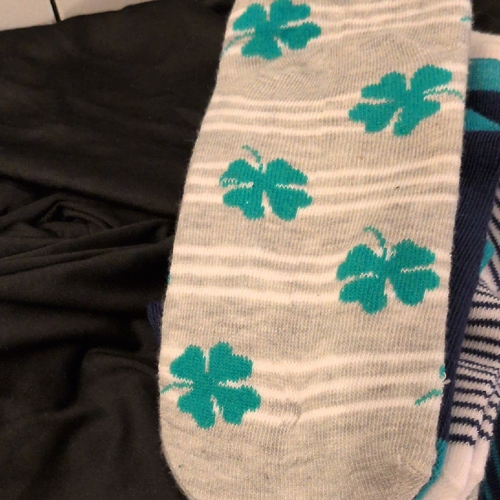 6 Pairs Multicolor St.Pattricks Day Patterned Socks Set - Picture 5 of 7